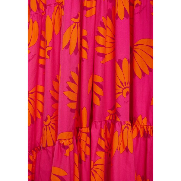 FBL011-119-13_BUBBLEGUM_7 ΓΥΝΑΙΚΕΙΟ Loose fit μίντι φόρεμα με exotic τύπωμα FUNKY BUDDHA  FBL011-119-13 - Image 7