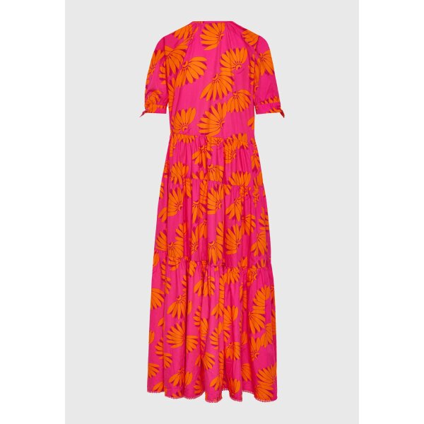 FBL011-119-13_BUBBLEGUM_8 ΓΥΝΑΙΚΕΙΟ Loose fit μίντι φόρεμα με exotic τύπωμα FUNKY BUDDHA  FBL011-119-13 - Image 8