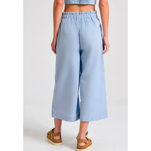 FBL011-125-02_BABY_BLUE_4 ΓΥΝΑΙΚΕΙΟ Loose fit παντελόνι με πιέτες στη μέση FUNKY BUDDHA  FBL011-125-02 - Image 4