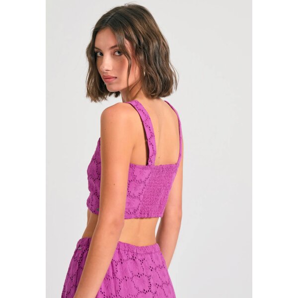 ΓΥΝΑΙΚΕΙO Embroidery cropped top με μοτίβο FUNKY BUDDHA  FBL011-127-17 - Image 4