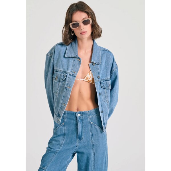 FBL011-161-01_LT_BLUE_3 ΓΥΝΑΙΚΕΙΟ Oversized γυναικείο τζιν μπουφάν FUNKY BUDDHA  FBL011-161-01 - Image 3