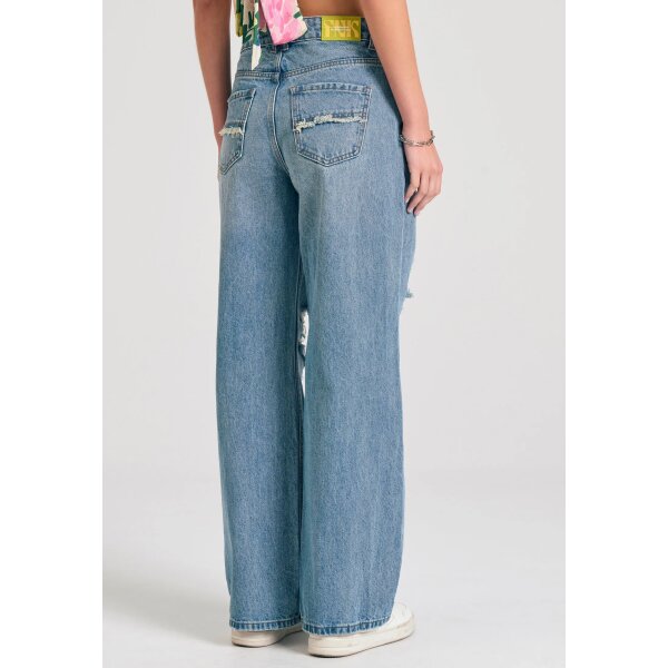 FBL011-165-02_MD_BLUE_4 Γυναικείο loose fit τζιν παντελόνι με σκισίματα FUNKY BUDDHA  FBL011-165-02 - Image 5