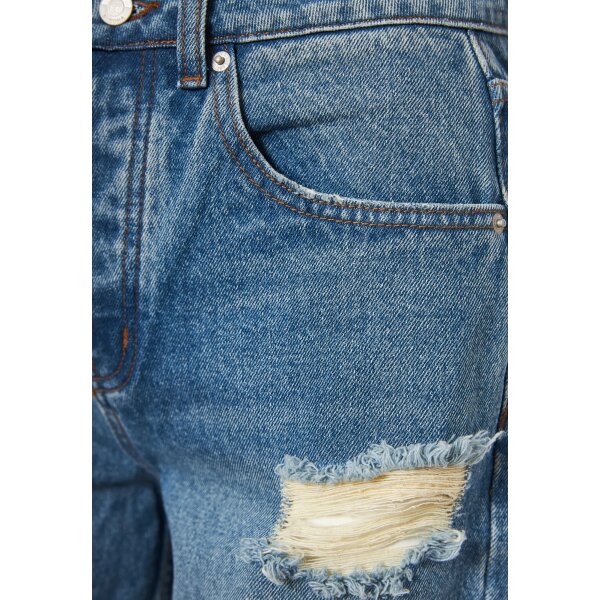 FBL011-165-02_MD_BLUE_7 Γυναικείο loose fit τζιν παντελόνι με σκισίματα FUNKY BUDDHA  FBL011-165-02 - Image 7