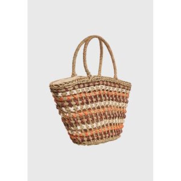 FBL011-165-10_BURNT_ORANGE_2 Γυναικεία τσάντα παραλίας FUNKY BUDDHA   FBL011-165-10 - Image 4