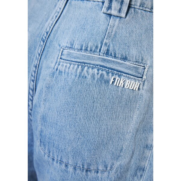 FBL011-167-02_LT_BLUE_8 Γυναικείο loose fit τζιν παντελόνι με washed effects FUNKY BUDDHA  FBL011-167-02 - Image 6