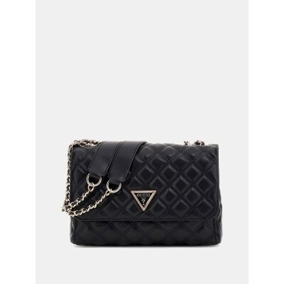 Γυναικεία Τσάντα Guess Καπιτονέ τσάντα χιαστί Giully HWQG8748200-BLA
