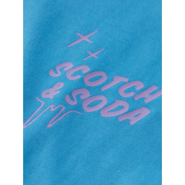 Hires_PNG-180047_3625_DTL6 Ανδρική μπλούζα κοντό μανίκι regular fit chest logo SCOTCH& SODA 180047 γαλάζιο - Image 5