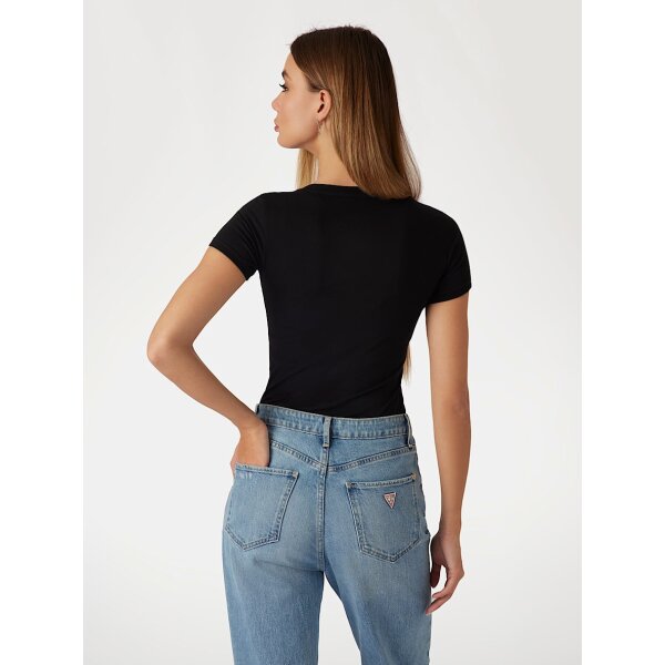 ΓΥΝΑΙΚΕΙΑ ΜΠΛΟΥΖΑ ΜΑΥΡΗ GUESS W2YI45J1314-JBLK - Image 4