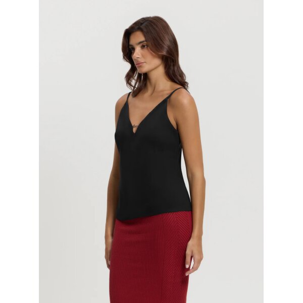 W5GH58WGLD2_JET-BLACK-A996_V2 ΓΥΝΑΙΚΕΙΑ ΜΠΛΟΥΖΑ GUESS W5GH58WGLD2-JBLK - Image 3