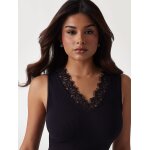 ΓΥΝΑΙΚΕΙΑ ΜΠΛΟΥΖΑ Cropped τοπ χωρίς ραφές με δαντέλα W5GZ09Z2ZN0-JBLK GUESS - Image 4