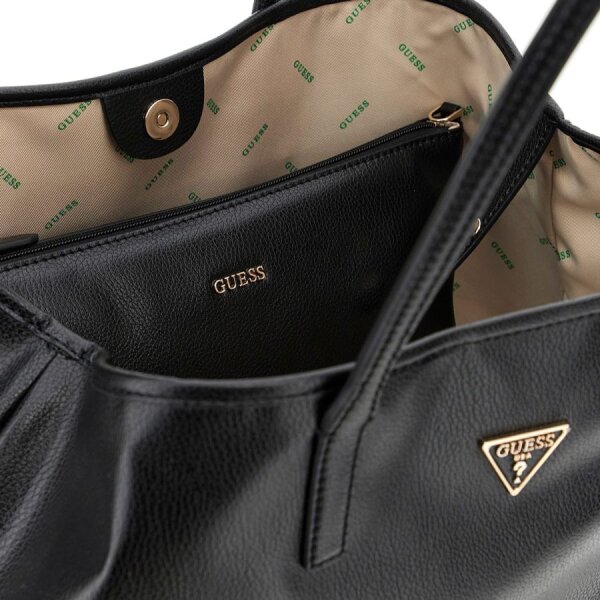 Γυναικεία Τσάντα Guess Victtoria Lrg 2 In 1 Tote Black HWEVG951429 - Image 3