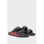 Ανδρικό πέδιλο Logo sandals with double touch-closure straps HUGO 50542042 μαύρο - Image 4