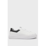 Ανδρικό παπούτσι Low-top trainers with stacked logo HUGO 50543867 λευκό