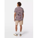 Ανδρικό πουκάμισο κοντό μανίκι AOP short-sleeved regular fit viscose SCOTCH & SODA 180032 μωβ - Image 4