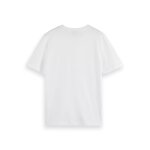 Ανδρική μπλούζα κοντό μανίκι Regular fit left chest logo T-shirt SCOTCH & SODA 180047 λευκό - Image 5