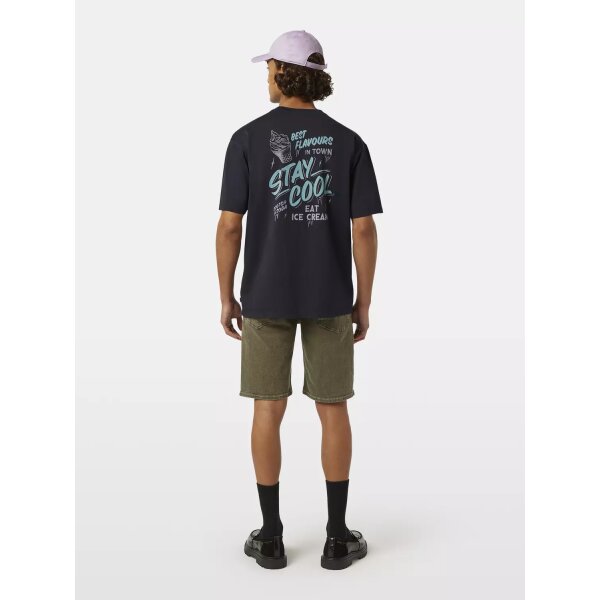 hires_png-180050_001_mdl_bck_zbnlit9lhleysf4f_png Ανδρική μπλούζα κοντό μανίκι Relaxed-fit front and back artwork SCOTCH & SODA 180050 γκρι - Image 4