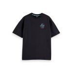 Ανδρική μπλούζα κοντό μανίκι Relaxed-fit front and back artwork SCOTCH & SODA 180050 γκρι - Image 5