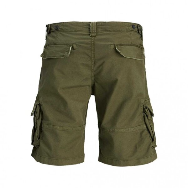 jack-jones-adriki-ladi-cargo-bermouda-kalokairi-25-man-shorts-green-summer-25-1-700x700 Ανδρική Βερμούδα CARGO JACK & JONES 12274211 Loose Fit χακί - Image 3