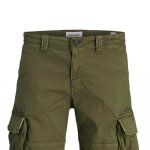 Ανδρική Βερμούδα CARGO JACK & JONES 12274211 Loose Fit χακί - Image 2
