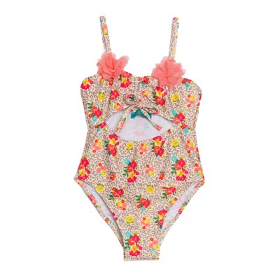 Παιδικό Μαγιό Ολόσωμο animal x florals Tortue S5-225-613