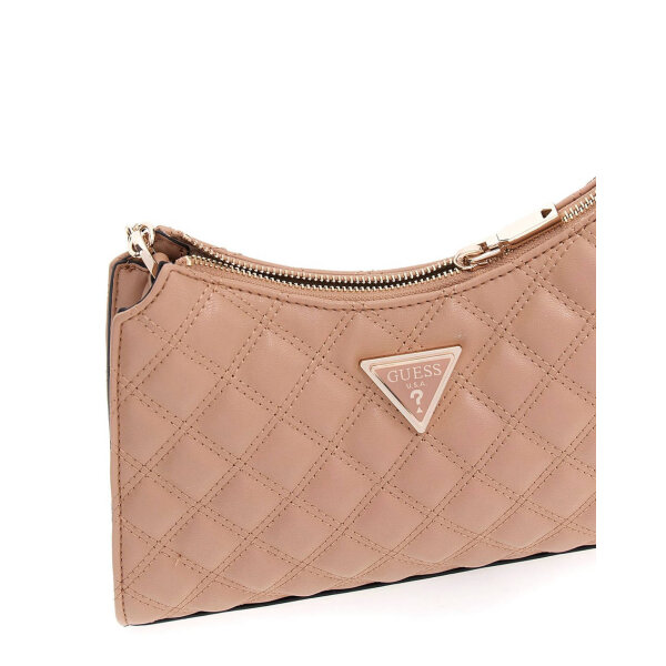 4010AGUES6201279_Biege_3 Γυναικεία Τσάντα Guess Καπιτονέ Giully  HWQG8748130-BEI - Image 4