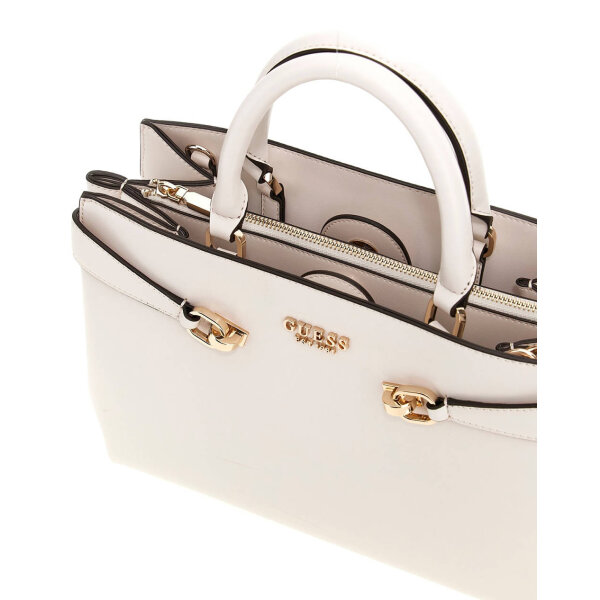 4010AGUES6201315_Ecru_3 ΓΥΝΑΙΚΕΙΑ ΤΣΑΝΤΑ GUESS LORELEI GIRLFRIEND SATCHEL HWVG9639060-BON - Image 3