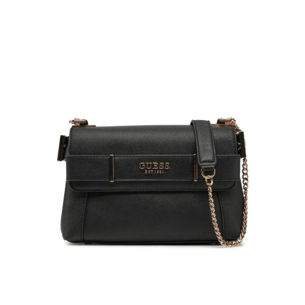 84d708d716d31e3e8a04a5a62ace359d.jpeg Γυναικεία Τσάντα Μαύρη Guess Anadela Convertible Xbody Flap HWBG9633210-BLA - Image 1