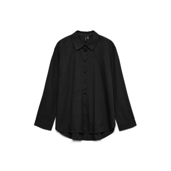 F_10332010_M_4900453_Front ΓΥΝΑΙΚΕΙΟ ΠΟΥΚΑΜΙΣΟ ΜΑΥΡΟ ΜΕ STRASS VERO MODA 10332010 - Image 1