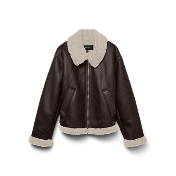 F_10332528_M_4859670_Front ΓΥΝΑΙΚΕΙΟ ΜΠΟΥΦΑΝ VMVIRGINIA SHORT JACKET BOO VERO MODA 10332528 - Image 1