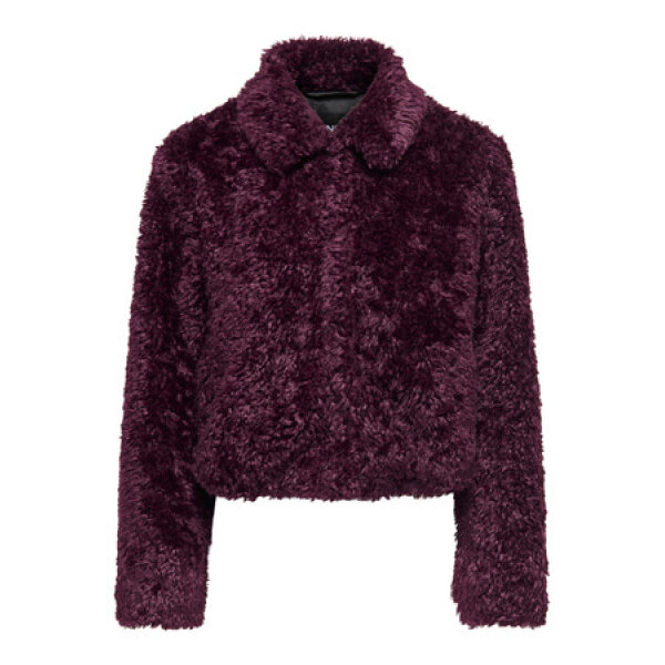 ΓΥΝΑΙΚΕΙΑ ΖΑΚΕΤΑ ΜΩΒ ONLGINNY SHORT TEDDY JACKET OTW ONLY 15352795 - Image 1