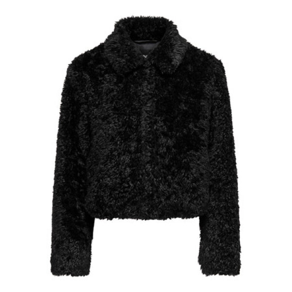 F_15352795_M_4893700_Front ΓΥΝΑΙΚΕΙΑ ΖΑΚΕΤΑ ΜΑΥΡΟ ONLGINNY SHORT TEDDY JACKET OTW ONLY 15352795 - Image 1