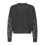 ΓΥΝΑΙΚΕΙΟ ΠΟΥΛΟΒΕΡ ΓΚΡΙ ONLALTA LS SEQUIN O-NECK KNT ONLY 15353230 - Image 2