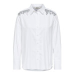 ΓΥΝΑΙΚΕΙΟ ΠΟΥΚΑΜΙΣΟ ΛΕΥΚΟ ONLOREGON LEANA LIFE LS EMBELI SHIRT WVN ONLY 15354862 - Image 3