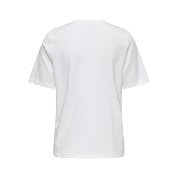 ΓΥΝΑΙΚΕΙΑ ΜΠΛΟΥΖΑ ΛΕΥΚΟ "THE HAPPY DAY" ONLJOLLY LIFE S/S BOXY PRINT TOP JRS ONLY 15356166 - Image 2