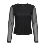 ΓΥΝΑΙΚΕΙΑ ΜΠΛΟΥΖΑ ΜΑΥΡΟ ONLNOVA L/S MESH TOP ONLY 15357642