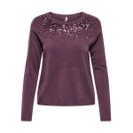 ΓΥΝΑΙΚΕΙΑ ΜΠΛΟΥΖΑ ΜΠΟΡΝΤΩ ONLSTARRY LS SEQUIN O-NECK KNT ONLY 15359242