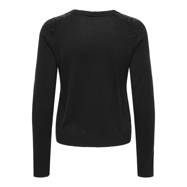 ONLSTARRY LS SEQUIN O-NECK KNT ΓΥΝΑΙΚΕΙΑ ΜΠΛΟΥΖΑ ΜΑΥΡΟ ONLSTARRY LS SEQUIN O-NECK KNT ONLY 15359242 - Image 3