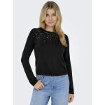 ΓΥΝΑΙΚΕΙΑ ΜΠΛΟΥΖΑ ΜΑΥΡΟ ONLSTARRY LS SEQUIN O-NECK KNT ONLY 15359242 - Image 5