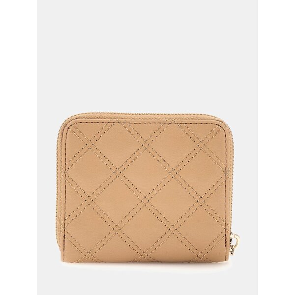 SWQG8748137-BEI-ALT3 Γυναικείο Μίνι καπιτονέ πορτοφόλι Giully Guess SWQG8748137-BEI - Image 3