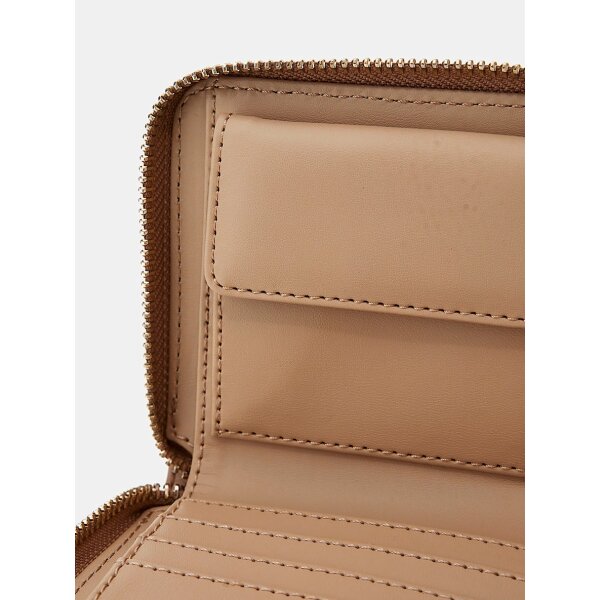 SWQG8748137-BEI-ALT5 Γυναικείο Μίνι καπιτονέ πορτοφόλι Giully Guess SWQG8748137-BEI - Image 2