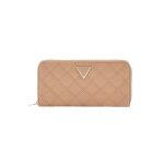 Γυναικείο Πορτοφόλι Guess GIULLY  LARGE ZIP SWQG8748146-BEI