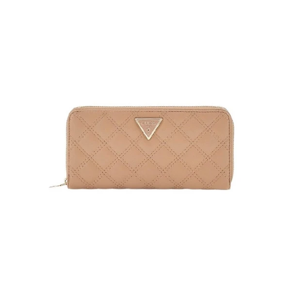 eeexxxxh (4)-1000x1000h Γυναικείο Πορτοφόλι Guess GIULLY LARGE ZIP SWQG8748146-BEI - Image 1