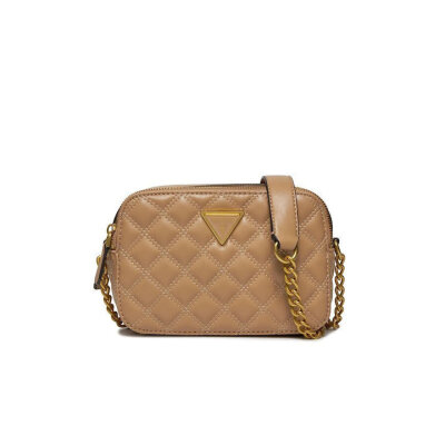 Γυναικεία Τσάντα Guess Καπιτονέ τσάντα χιαστί Giully HWQG8748140-BEI