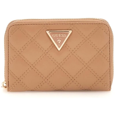 Γυναικείο Πορτοφόλι Guess GIULLY  MEDIUM ZIP SWQG8748140-BEI