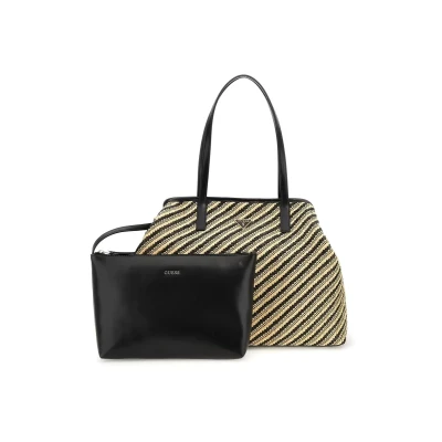 Γυναικεία Τσάντα Guess  Vıkky Iı Large 2 In 1 Tote Black HWWS9318290 NTB