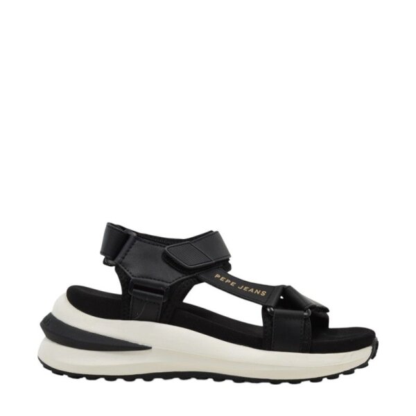 pepe_jeans_pls90707_999_mauro_2_ Γυναικεία πέδιλα Pepe Jeans PLS90707 999 WINSLOVE ACTION 999BLACK μαύρο δέρμα - Image 3