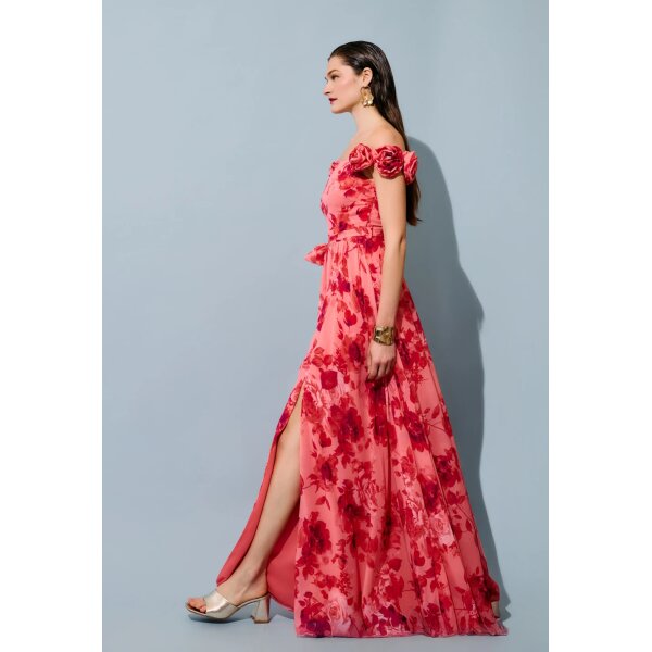 ΓΥΝΑΙΚΕΙΟ ΦΟΡΕΜΑ ΜΑΞΙ ΜΕ ΦΛΟΡΑΛ ΜΟΤΙΒΟ DESIREE  08.42110-m - Image 3