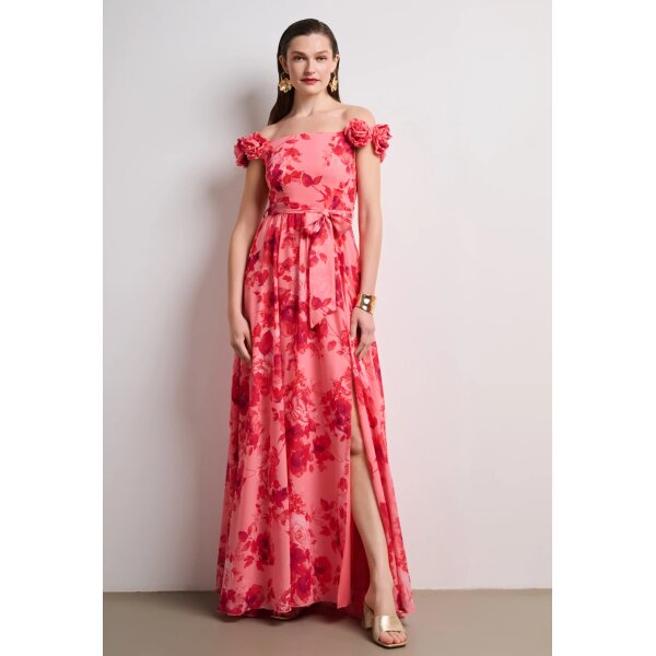 ΓΥΝΑΙΚΕΙΟ ΦΟΡΕΜΑ ΜΑΞΙ ΜΕ ΦΛΟΡΑΛ ΜΟΤΙΒΟ DESIREE  08.42110-m - Image 4