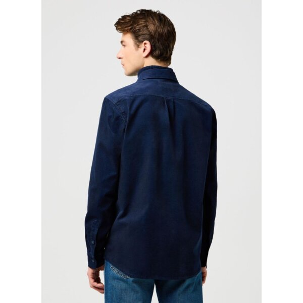 Ανδρικό πουκάμισο Corduroy Wrangler 112371527 Blue - Image 2