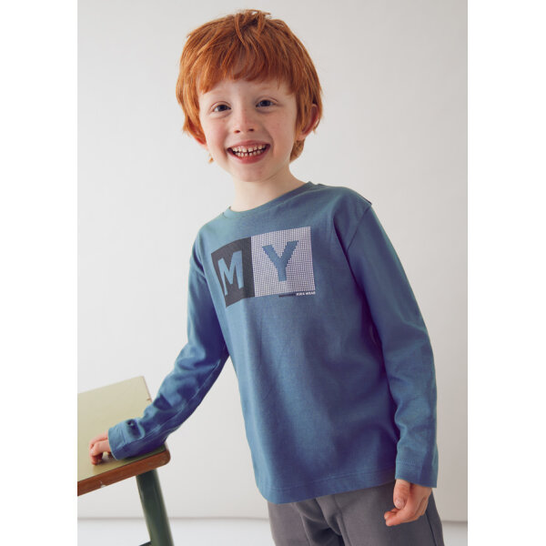 ΠΑΙΔΙΚΗ ΜΠΛΟΥΖΑ ΓΚΡΙ ΑΓΟΡΙ MAYORAL 15-00173-081 - Image 2